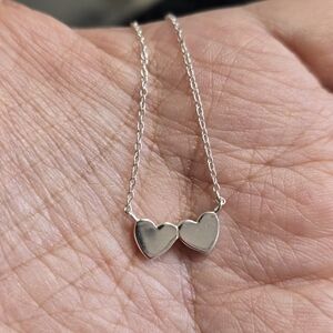Silver Heart Pendant Necklace